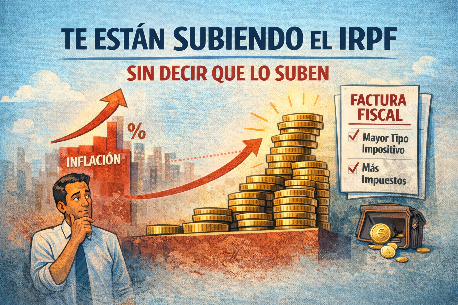 Te están subiendo el IRPF… sin decir que lo suben